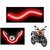 Speedwav Flexible 30Cm Bike Headlight Neon Led Drl Tube Red-Ktm Duke 200 - (103761)