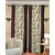 Shiv Shankar Handloom Coffee Kolavery Window Curtain-Set of 2 (5x4FT)