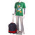 Bags.r.us Cabin Luggage Trolley EVA bag-Single Pipe Tr