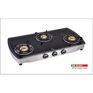 Surya safe gas shop stove 3 burner