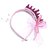 PinkBlue India Designer Purple Crown Baby Headband with Ribbon Bow