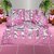 India Furnish 100 Cotton Flower Design Single Bedsheet Set Pink Color