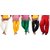 Stylobby Multicolor Cotton Patiala Salwar Pack Of 5
