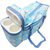 Wonderkids Blue Bunny Print Baby Diaper Bag