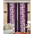 Shiv Shankar Handloom Wine Kolavery Door Curtain-Set of 2 (7x4FT)