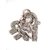 Antique White Metal Shree Ganesha Door-Wall hanging by GiftsGlitters