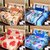 Akash Ganga Beautiful Combo of 4 Double Bedsheets with 8 Pillow Covers (AG1237)