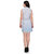 Klick2Style White Graphic Print Skater Dress For Women