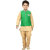 Pagli boys green waistcoat with dupion kurta breeches for 4 to 6 years
