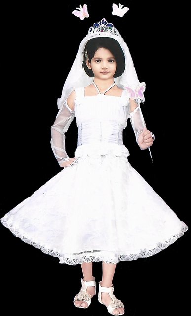 angel frock white