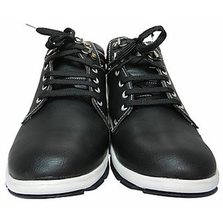 black high neck shoes