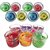 Peepalcomm Gel Pot Candle With Small Pencil Candle(Multicolor, Pack of 14)