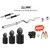 Protoner Home gym Package 24 Kg + 3 Ft Curl Rod + Dumbbell Rods + Gloves + Grip