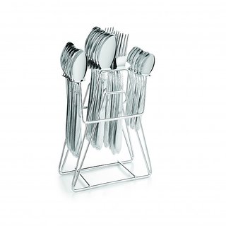 SNB Stainless Steel Cutlery Set Of 24 Pcs - 83156178