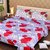 Akash Ganga Multi-Colour Cotton Double Bedsheet with 2 Pillow Covers (AG1262)