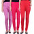 BelMarsh Woolen Lycra Legging - Pack of 3 (B-Pink Rani Red)