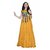 florence clothing company Yellow Embroidered Gown Dress For Women