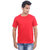 Fabilano Mens Round Neck Red T-Shirt