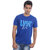 Fabilano Mens Cotton Round Neck Blue Graphics T-Shirt rng05