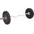 BODY MAXX Home Gym Rubber Plates 20 Kg + 3 FT Z Curl Bar with Locks