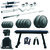 Body Maxx 80 kg home gym, 14 inch dumbells rod, 2 rods, flat bench, accessories