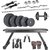 BODY MAXX 42 kg home gym, 14 inch dumbells rod, 2 rods, flat bench, accessories