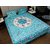 Om Prints 100%Cotton Printed Bedsheet & 2 Pillow Cover(OPPNBS-37)