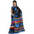 florence clothing company Blue Bhagalpuri Silk Printed Saree Without Blouse