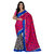 Florence Pink Bhagalpuri Silk Printed Saree (Fl-10887)