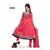 Florence Khaki Cotton Lace Anarkali Suit Dress Material