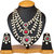 ey-437, kundan and pearl designer necklace set