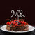 Crystal Rhinestone Mr Cake Topper Wedding Anniversary Decoration