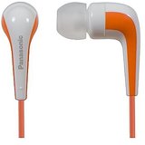 Panasonic RP-HJE140E-D In-Ear Headphone (White/Orange)