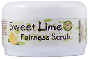 Natural Sweet Lime Clear Complexion Whitening Face Scrub