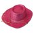Glitter Cowboy Party Hat - Pink