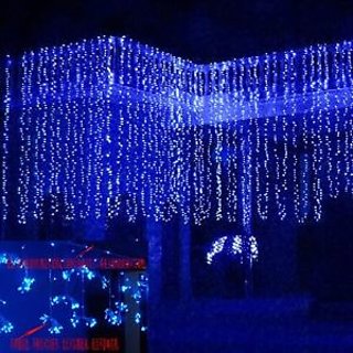 Buy 63m 600 Led Waterfall Curtain Lights String Light Diwali X Mas Wedding Decparty Online 1699 From Shopclues