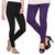 Combo - Black n Purple Woolen Leggings