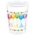 Happy Birthday Streamers Plastic Cup