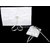 White Lace Bow Diamante Embellished Wedding Guest Book Pen And Stand Set