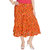 Rajasthani Ethnic Orange Cotton Short Skirt