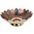 Halowishes Pure Brass Minakari Work Fruit Bowl Handicraft -146