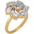 Trenzish American Diamond Flower Ring
