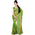 ArDeep Fashion Persent Women Georgette Embroidered Green Saree