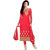 ArDeep Fashion Persent Women Heavy Georgette Embroidered Red Semi Stitched Dress Material
