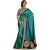 ArDeep Fashion Persent Women Silk two tone saree and Raw Silk Embroidered Green Saree