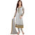 ArDeep Woman Brasso Embroidered Grey Dress Materials
