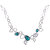 Shining Jewel Royal Emerald Zironia Rhodium Necklace Set (SJ2041)