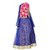 Little Radha Net Blue 9-10 Years  Lehenga Choli for Kids
