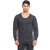 Oswal Solid Grey Thermal Top for Men Size  XXL  100 CM