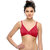 Clovia Non-padded Demi Cup T-shirt Bra With Lace In Hot Pink